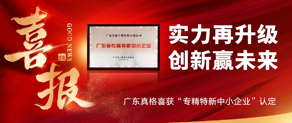 實(shí)力再升級(jí)，創(chuàng)新贏未來(lái)！ ——廣東真格喜獲“專精特新中小企業(yè)”認(rèn)定